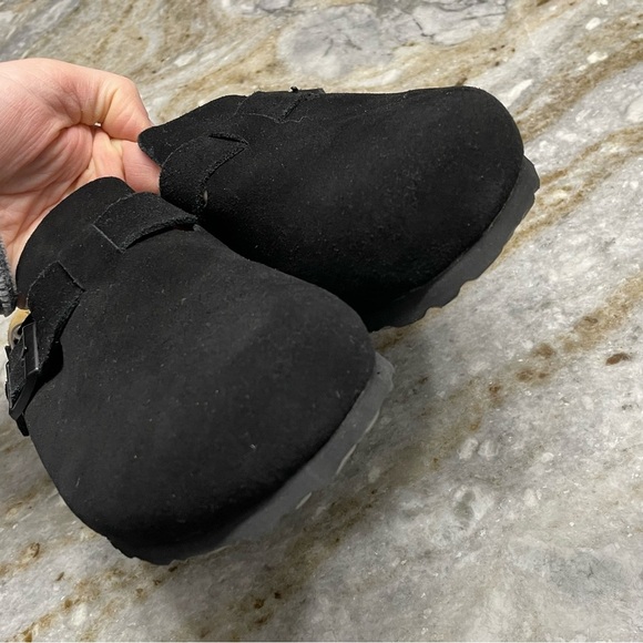 NEW BIRKENSTOCK Boston Suede Soft Footbed Clogs Women’s 9 Men’s 7 - Picture 9 of 10